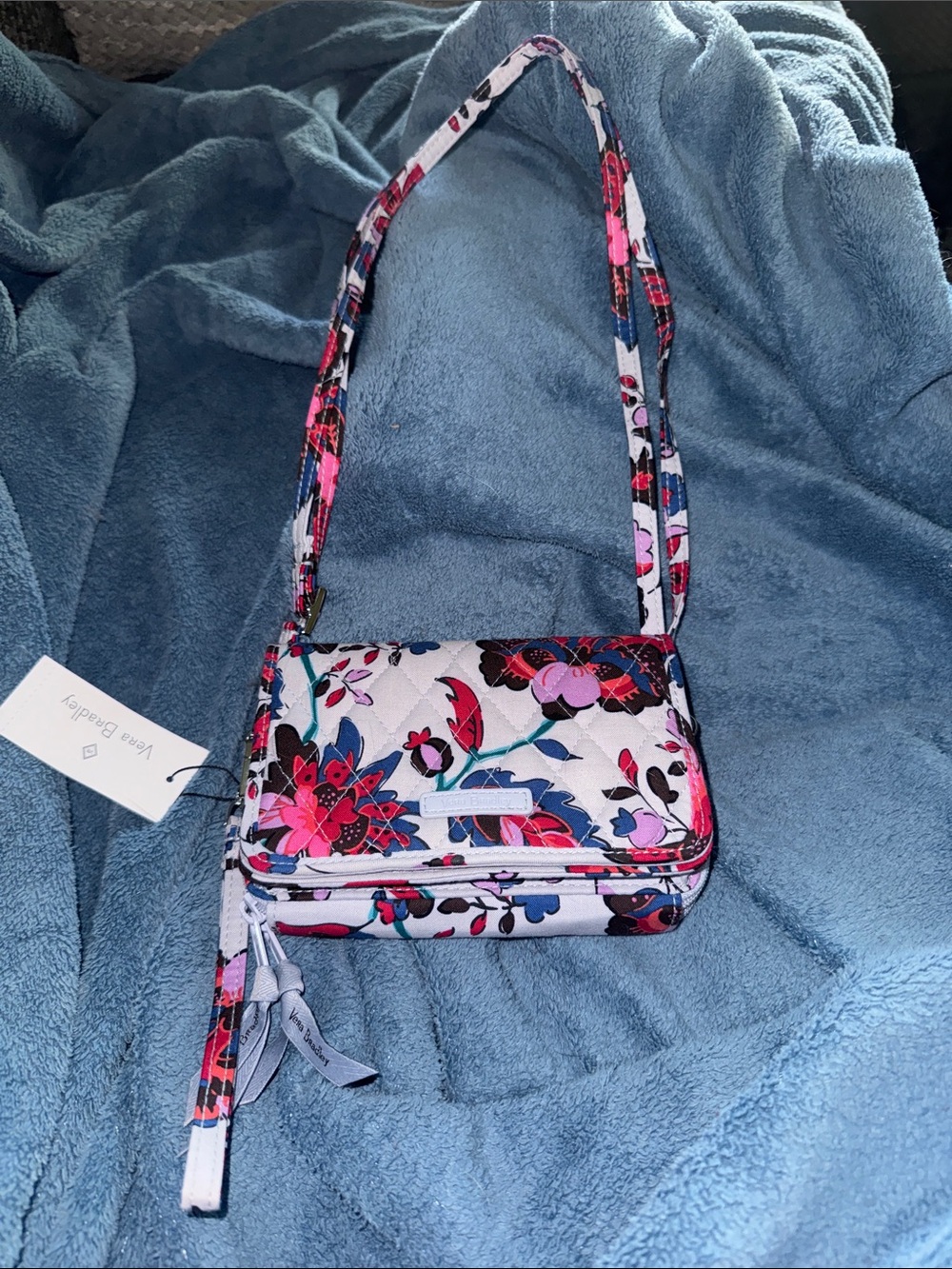 Vera Bradley Floral Quilted 3-in-one Crossbody Bag